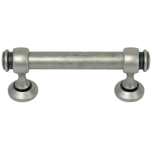 Balance 3 in. Center-to-Center Distressed Pewter Bar Pull Cabinet Pull