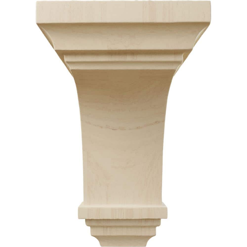 Mini Jefferson Rubberwood Corbel 3.5"W x 3.75"D x 6"H