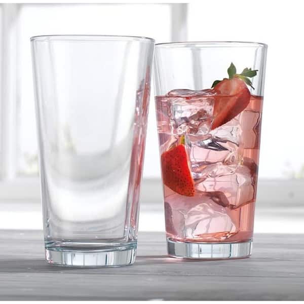 Unbranded 17 oz. Clear Glassware Set (Set of 10) Highball Glass for Home,  Bar and Restaurants, Dishwasher Safe 29CPH048066