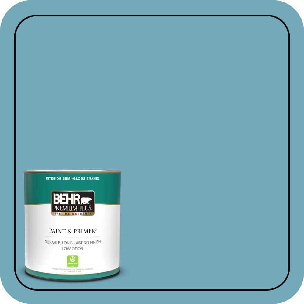 1 qt. #S460-4 Snowboard Semi-Gloss Enamel Low Odor Interior Paint & Primer price history on PriceWatchPro
