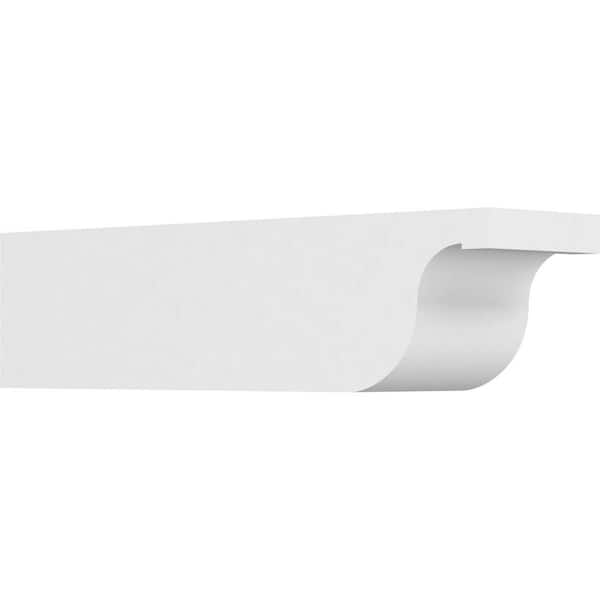 Ekena Millwork 6 in. x 6 in. x 24 in. Standard Del Monte Architectural Grade PVC Rafter Tail Brace