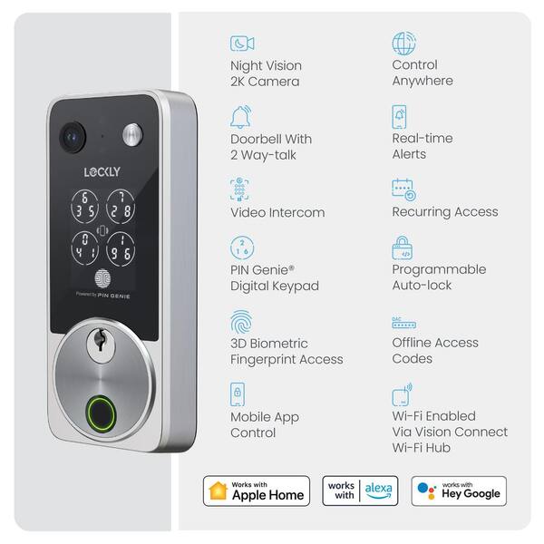 【未使用】Smart Lock simple Vision Pro 2K SwitchBot Keypad Vision Pro | Face & Palm Recognition Smart Keypad