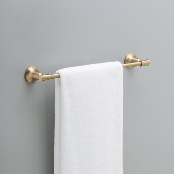 Chamberlain 18 in. Wall Mount Towel Bar Bath Hardware Accessory in Champagne Bronze