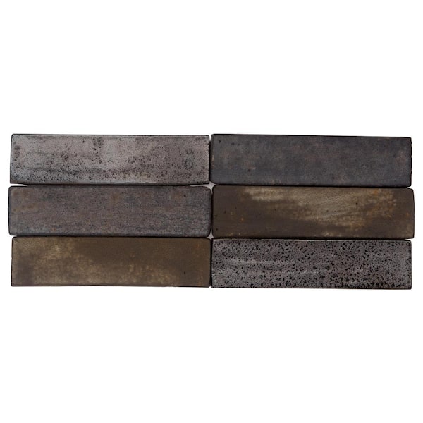 Ivy Hill Tile Orion Metallic Mix 1.96 in. x 7.87 in. Glazed