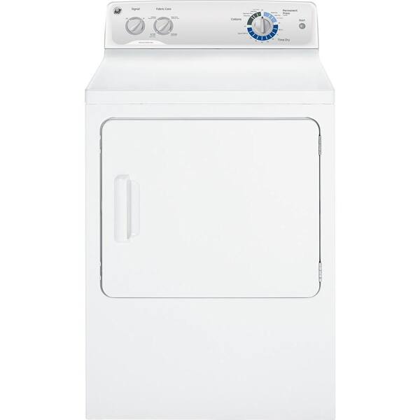 GE 6.8 cu. ft. Gas Dryer in White