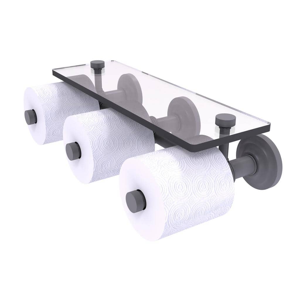 Que New Collection Wall Mounted Toilet Paper Holder in Matte Gray price history on PriceWatchPro