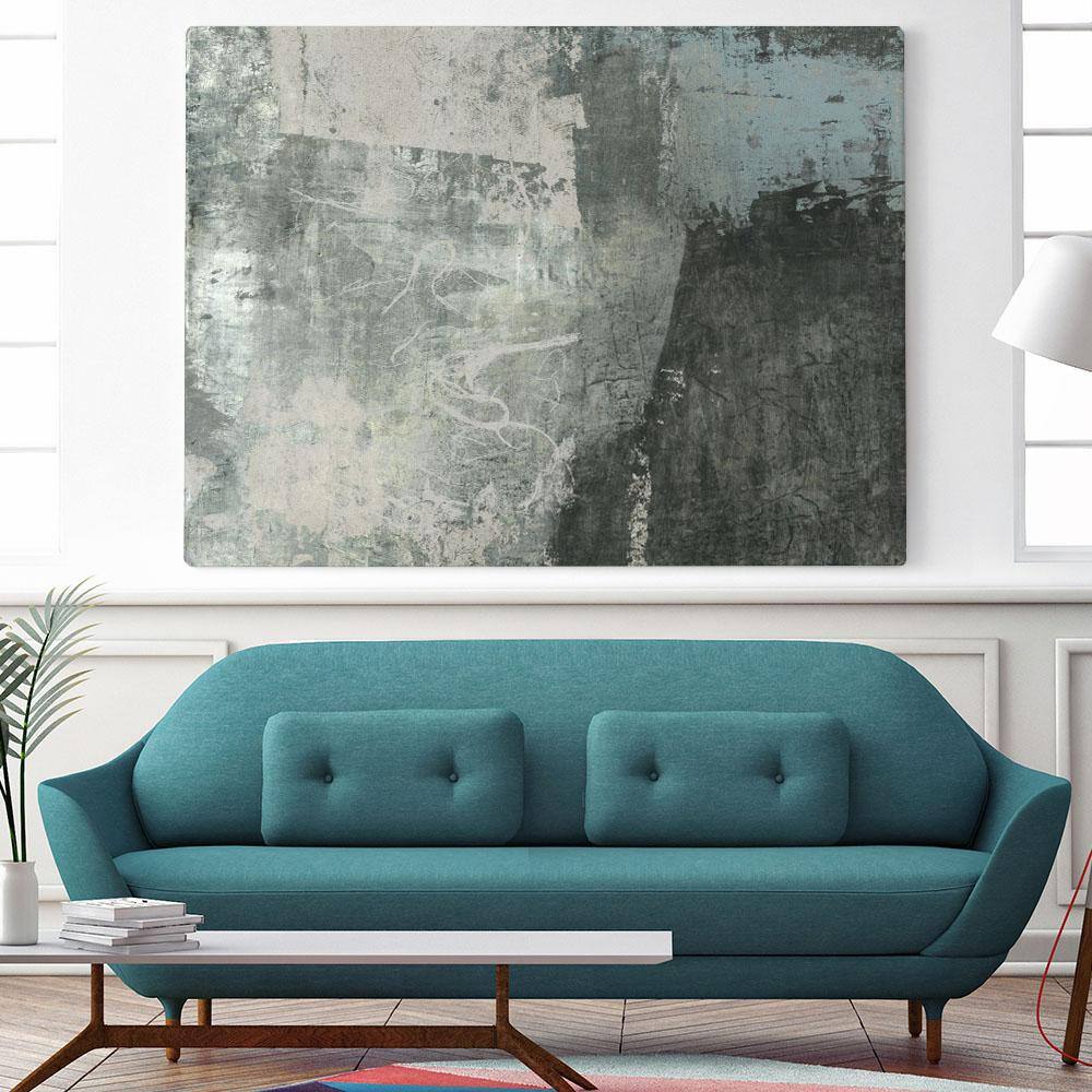Giant Art 54 In X 72 In Black Grey Blue I By Studio W Wall Art Waga8 The Home Depot