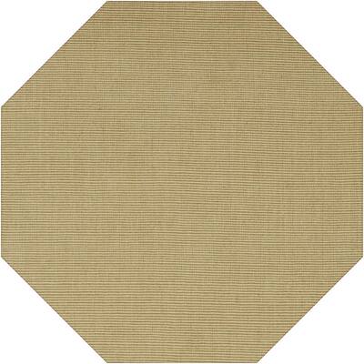4' x 4' Octagonal Made-to-Order Oscar Isberian Rugs Area Rug Black Stripe Color Machine Made USA Zoe Collection Sisal Design 4' x 4' Octagonal Made-to-Order Oscar Isberian Rugs Area Rug Black Stripe Color Machine Made USA Zoe Collection Sisal Design