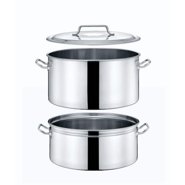 Concord 30 cm Stainless Steel 3 Tier Steamer Pot Steaming Cookware