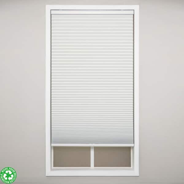 Ivory Cordless Blackout Polyester Cellular Shades-35.5 in. W x 72 in. L
