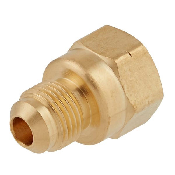 3/8 in. Flare x 1/2 in. FIP Brass Adapter Fitting