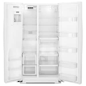 28 cu. ft. Side by Side Refrigerator in White