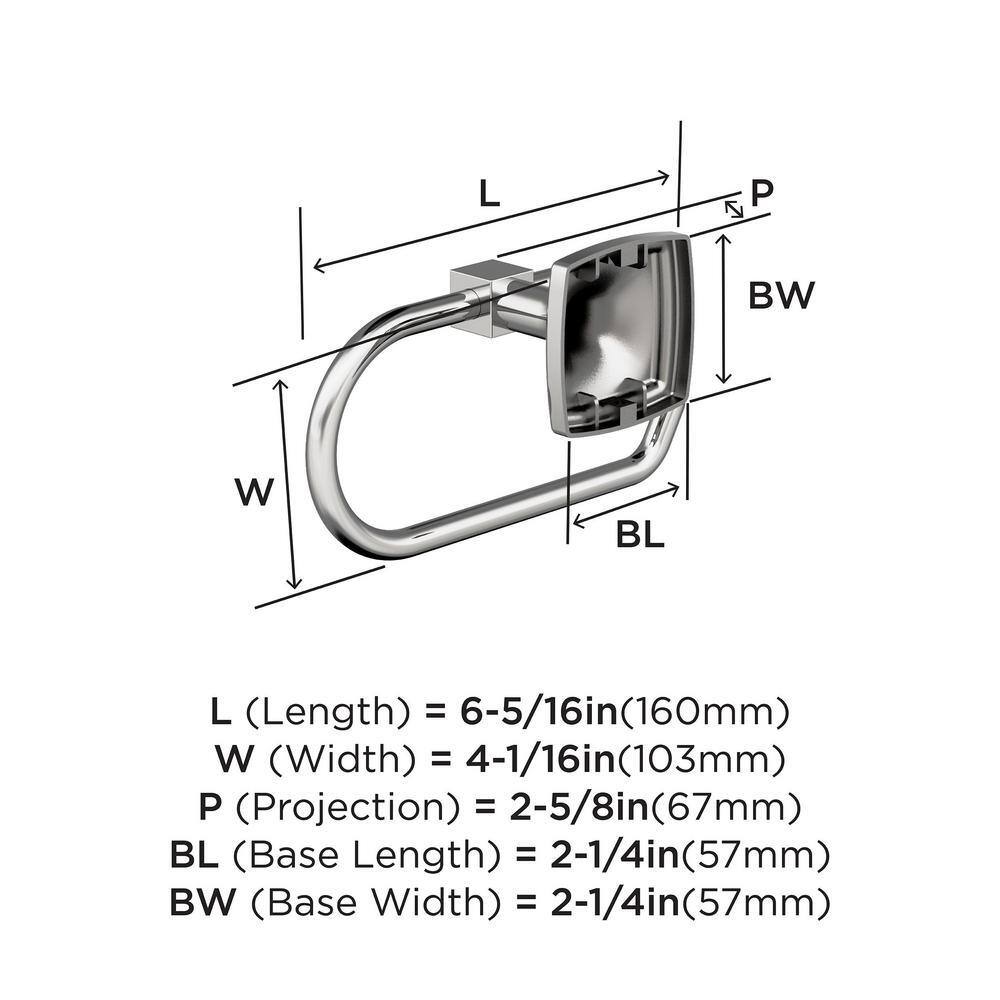 Chrome Single Post Wall Mounted Toilet Paper Holder