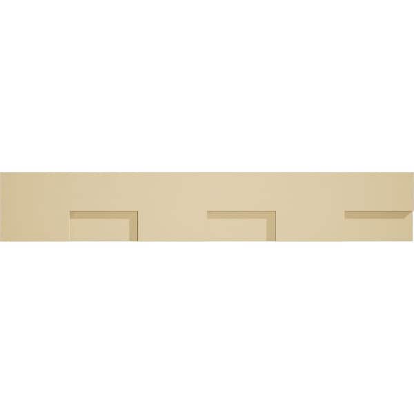 Ekena Millwork 1 in. D x 7 in. W x 42 in. L Primed Polyurethane Panel Moulding