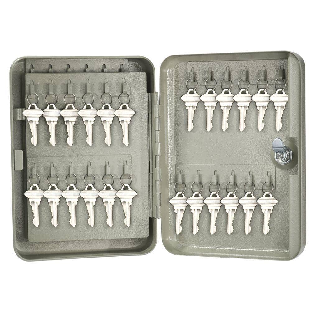 Beige Steel 48-Position Wall-Mounted Key Safe Box
