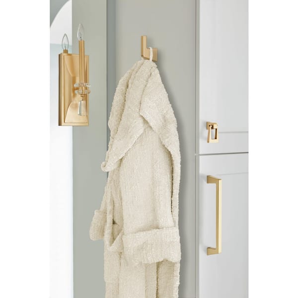 Blackrock Knob Single Robe Hook in Champagne Bronze
