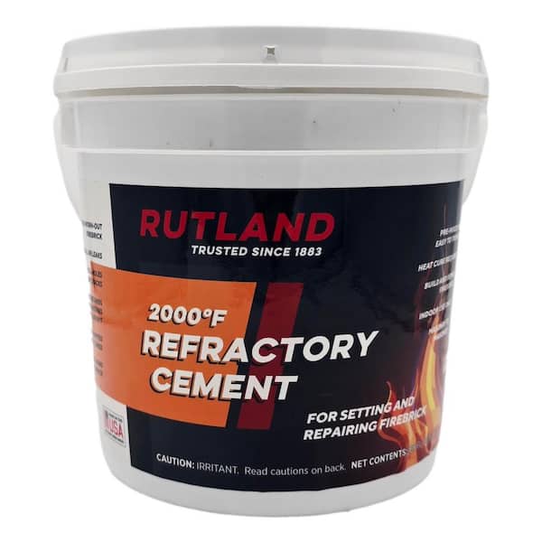 Rutland 128 fl. oz. Refractory Cement Tub