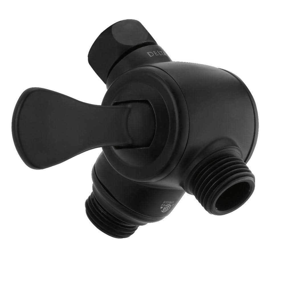 Dyllutrwhe 3-Way Water Separator,Stainless Steel Metal Bathroom Shower Head Valve Tap T Adapter Diverter