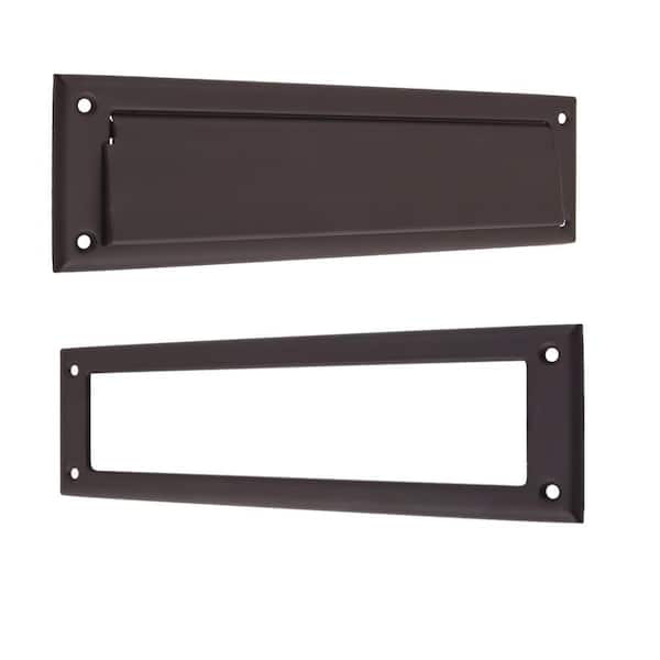 Oil-Rubbed Bronze Solid Brass Magazine Mail Slot Set