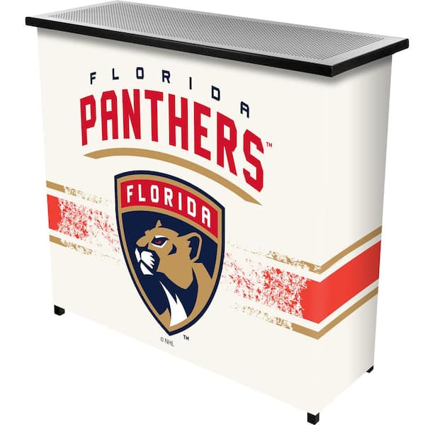 Unbranded Florida Panthers Logo Red 36 in. Portable Bar