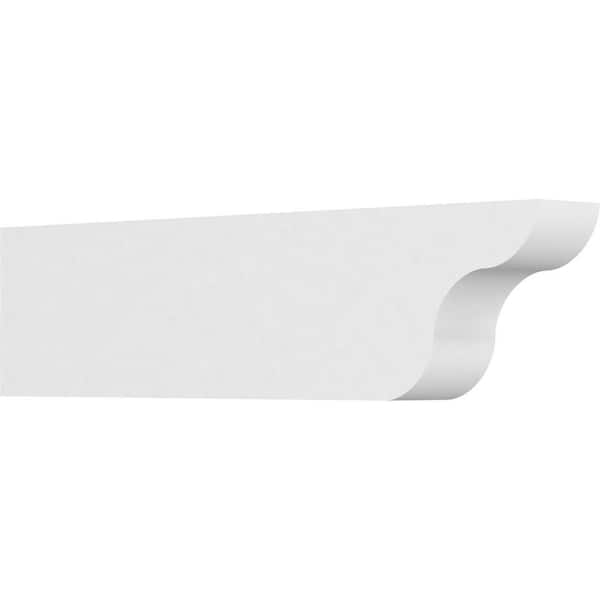 Ekena Millwork 3 in. x 6 in. x 24 in. Standard Carmel Architectural Grade PVC Rafter Tail Brace