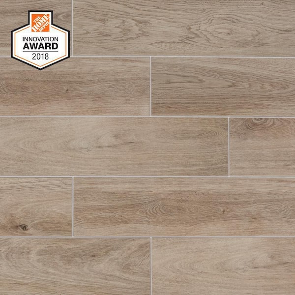 Lifeproof Blonde Wood 6 in. x 24 in. Porcelain Floor and Wall Tile (0.97 sq. ft./piece)