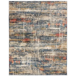 Blues and Multi 5 ft. 5 in. x 7 ft. 7 in. Area Rug