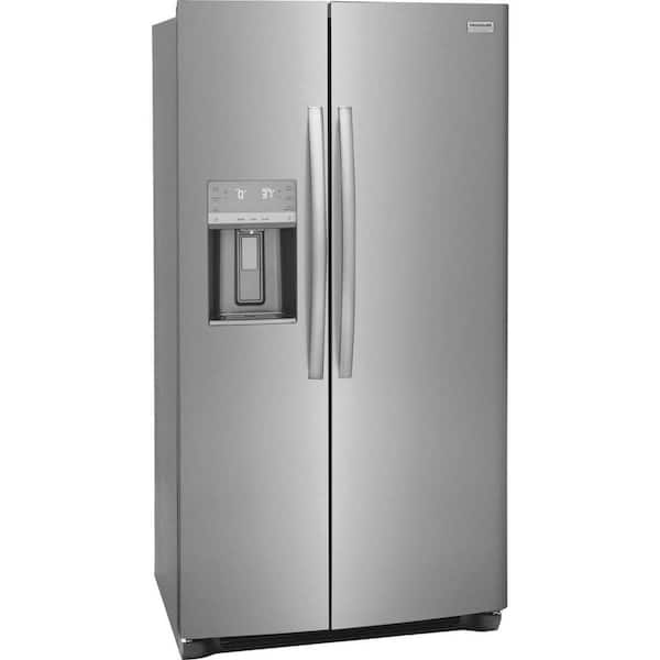 Gallery 36 in. 22.3 cu. ft. Counter Depth Side-by-Side Refrigerator in Smudge-Proof Stainless Steel, ENERGY STAR