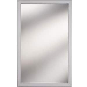 1-Lite Clear Glass 22 in. x 36 in. x 1 in. with White Frame Replacement Glass Panel