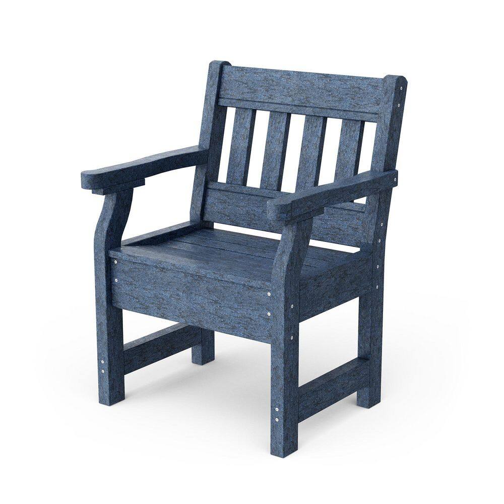 Heritage Patriot Blue HDPE Plastic Outdoor Garden Chair price history on PriceWatchPro