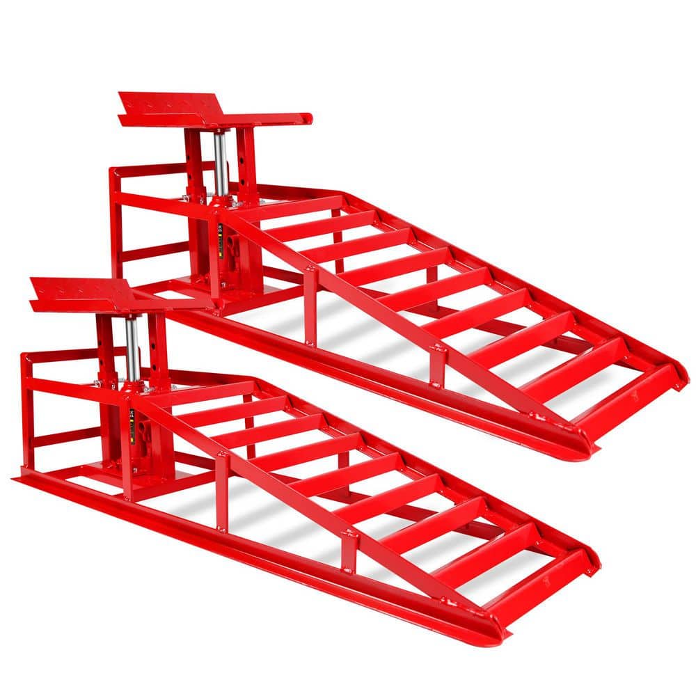 Busdays 2-Piece Hydraulic Carlift 5T/11023 lb. Capacity Heavyduty ...