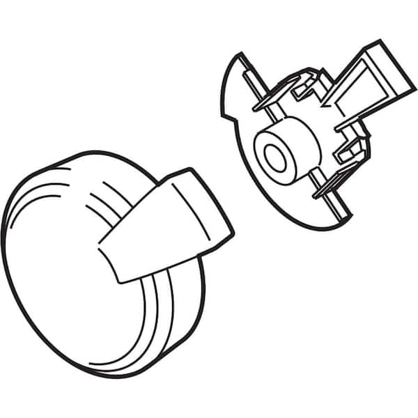 Delta Dryden Tub and Shower Single Lever Temperature Handle in Venetian Bronze