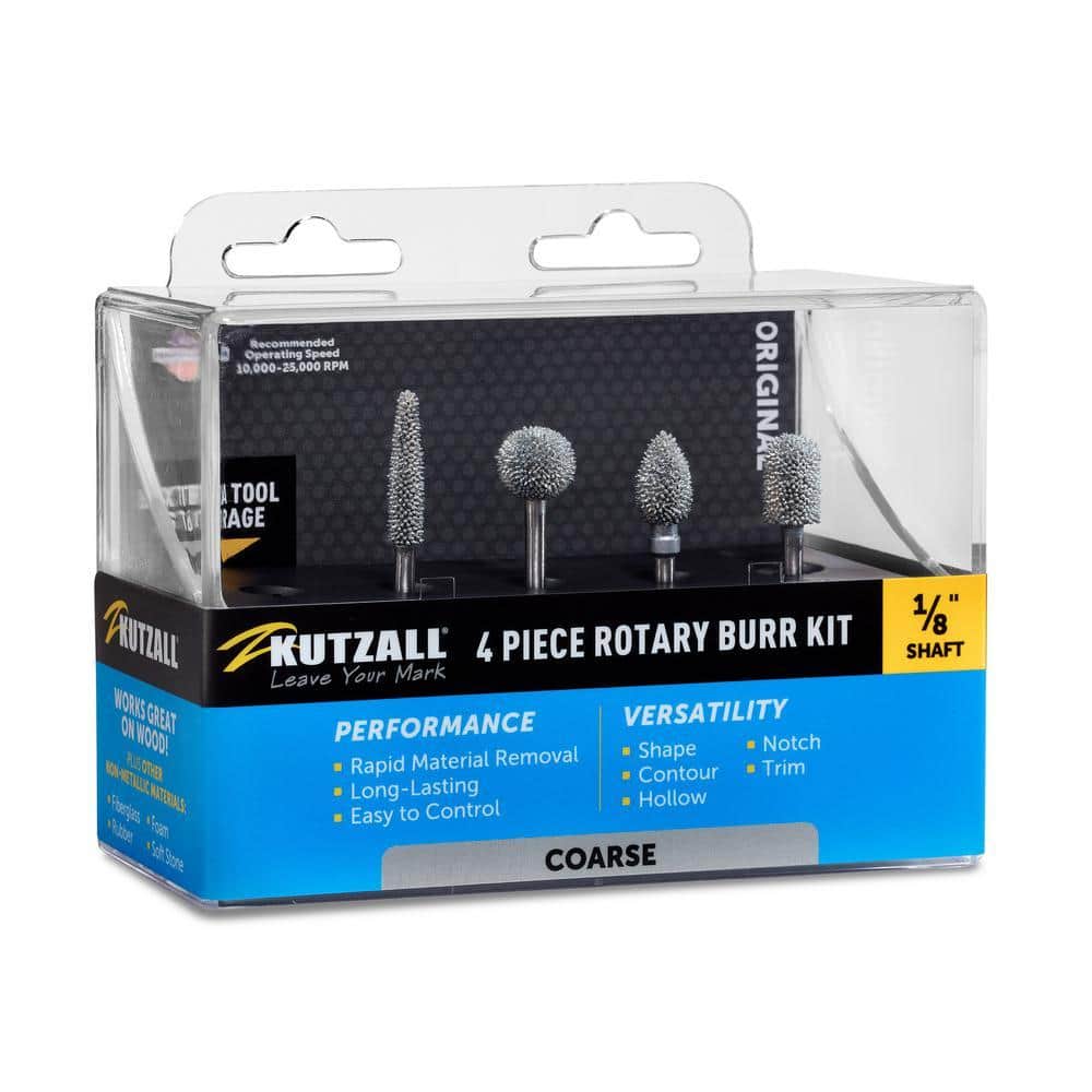 Coarse Rotary Burr Set for Superior Material Removal on Wood, Plastic, Fiberglass, Epoxy, Drywall 1/8 in. Shaft price history on PriceWatchPro