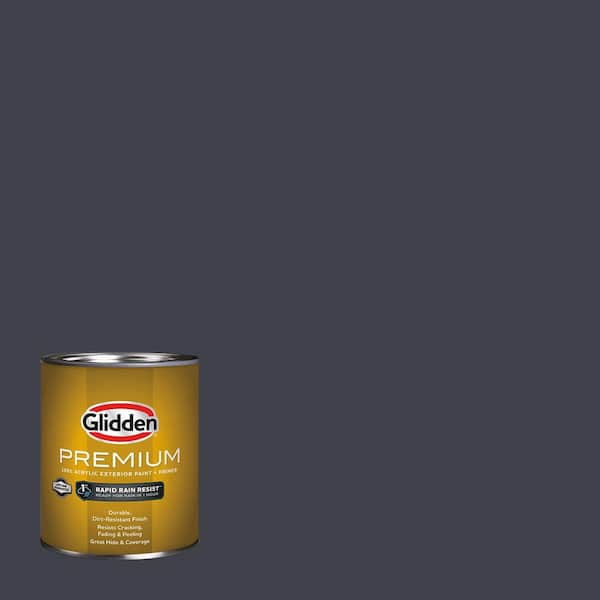 Glidden Premium 1 qt. Napoleon PPG1013-7 Flat Exterior Latex Paint