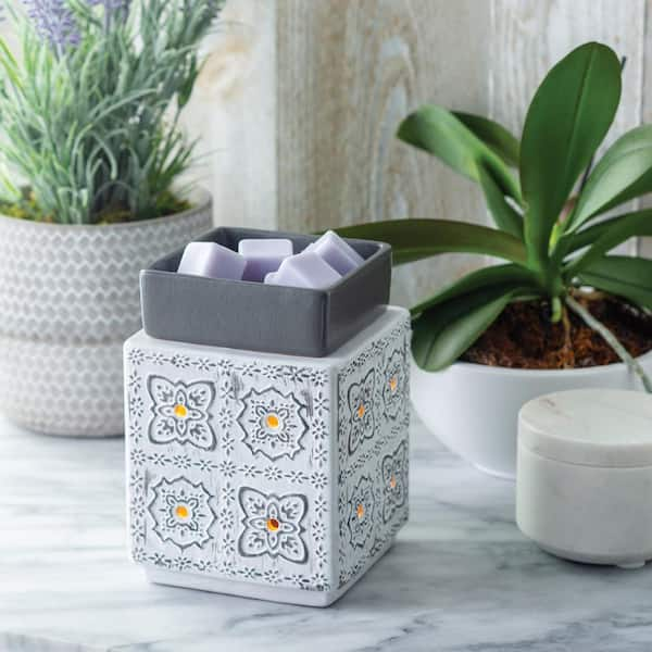 Rose Gold & Grey Ceramic Electric Wax Melter & Warmer  Simple Scents –  Simple Scents by Simpleness Collection