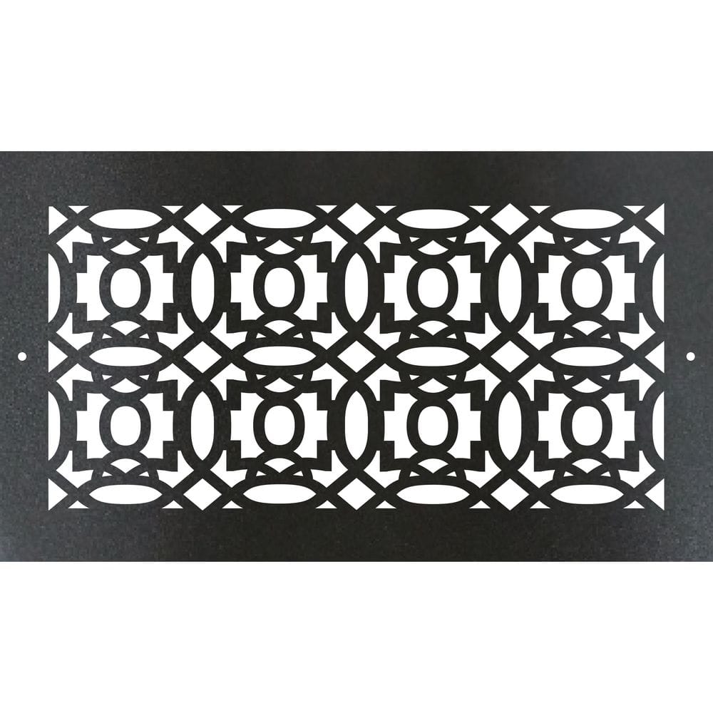 Metal Screw-In Floor Register. Duct Opening 6x10 (Overall 8x12) - Moroccan Design price history on PriceWatchPro