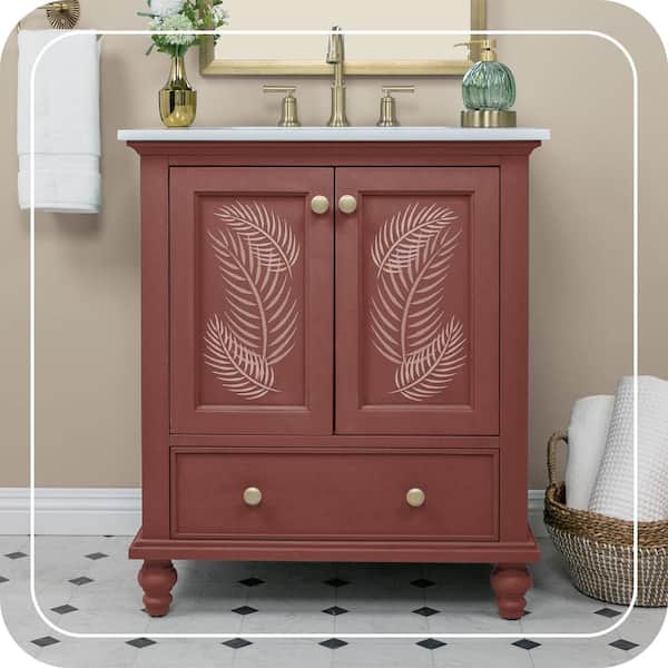 1 qt. #PPU2-02 Red Pepper Interior Chalk Finish Paint