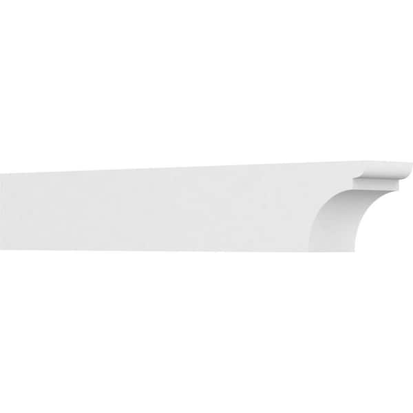 Ekena Millwork 5 in. x 6 in. x 36 in. Yorktown PVC Rafter Tail