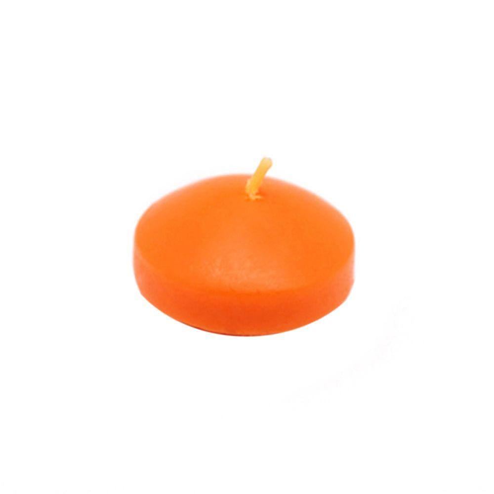 UPC 858620002436 product image for Zest Candle 1.75 in. Orange Floating Candles (Box of 24) | upcitemdb.com