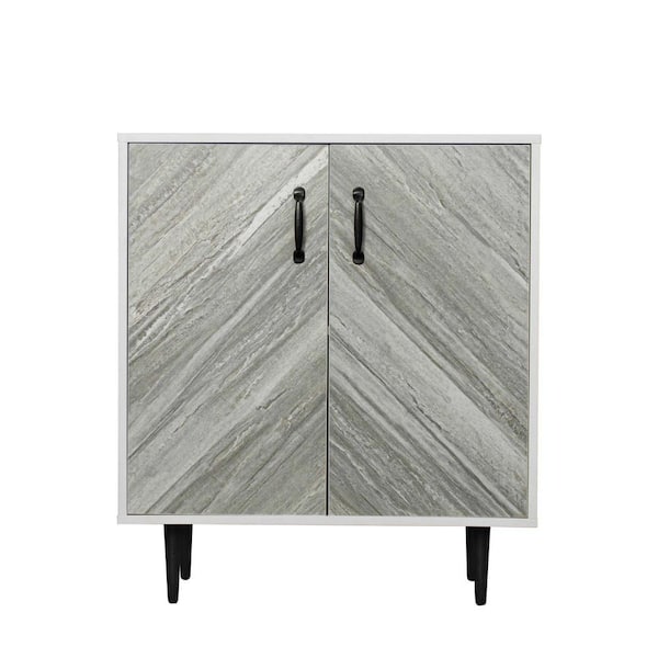 wetiny White Buffet with 2 Doors