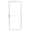 Andersen 2000 Series 36 in. x 80 in. White Universal Full View Retractable Aluminum Storm Door with Nickel Hardware HD2SSN36WH