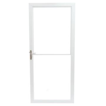 Partial View 3/4 Light Storm Door
