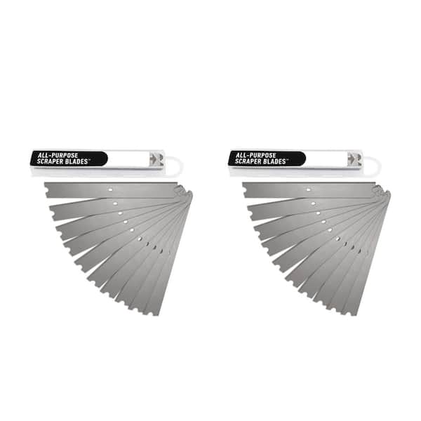 4 in. All-Purpose Stainless Steel Scraper Replacement Blades (2-Pack)