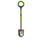 39.5 in., 31.5 in. Handle Original Green PRO Stainless Steel Garden Floral Shovel