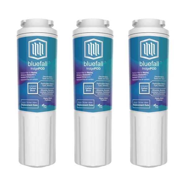 DRINKPOD 3 Compatible Refrigerator Water Filters Fits Maytag UKF8001 (Value Pack)