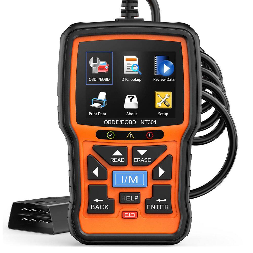2.8 Inch Color Screen OBDII Diagnostic Code Reader AC/DC Digital Automotive Engine Fault Test Meter NT301 price history on PriceWatchPro