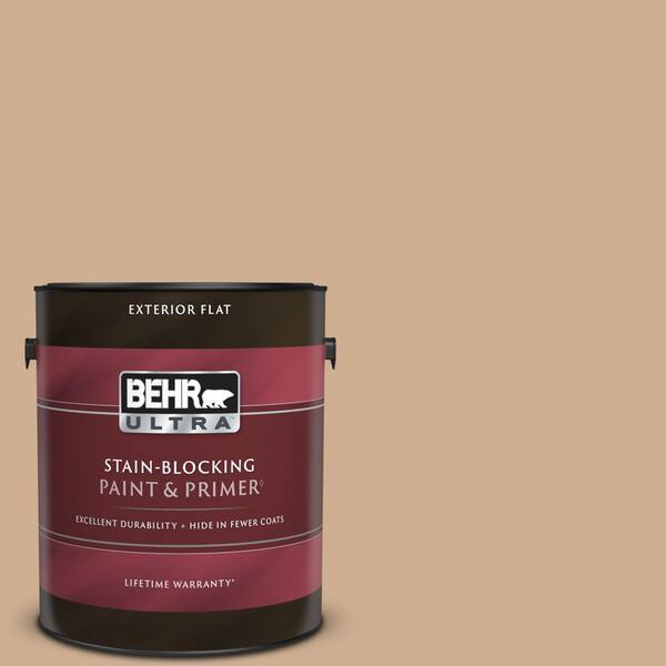 BEHR ULTRA 1 gal. #PPF-42 Gathering Place Flat Exterior Paint & Primer