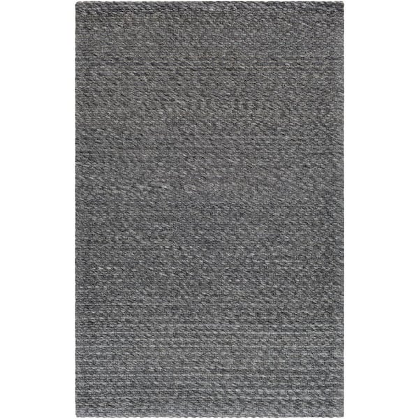 Livabliss Empoli Black 5 ft. x 8 ft. Cottage Indoor Area Rug