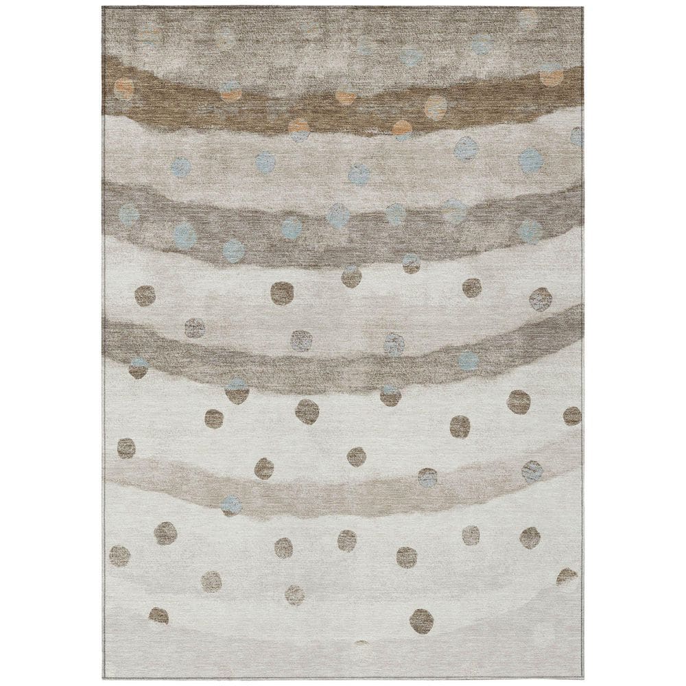 Chantille Machine Washable Indoor/Outdoor Abstract ACN2696 Ivory 8 ft. x 10 ft. Area Rug price history on PriceWatchPro