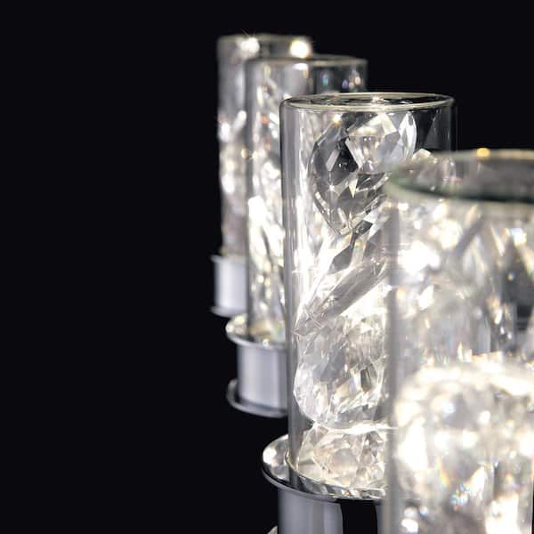 3Home Decorators York 30-Watt Crystal LED Bath Light NEW 